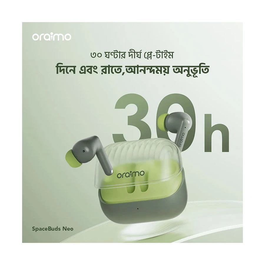 Oraimo Spacebuds Neo Sage Green TWS Bluetooth Earbuds