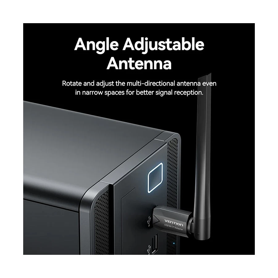 Vention KDUB0 650Mbps Dual Band Wi-Fi & Bluetooth 5.0 USB Adapter