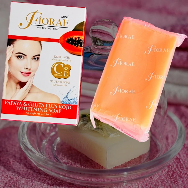 FIORAE PAPAYA & GLUTA KOJIC SOAP