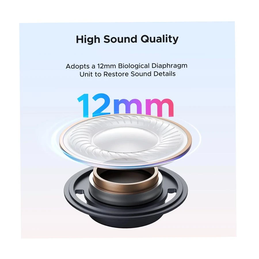 UGREEN ClipBuds Magic WS208 White Open-Ear Earbuds with Touchscreen