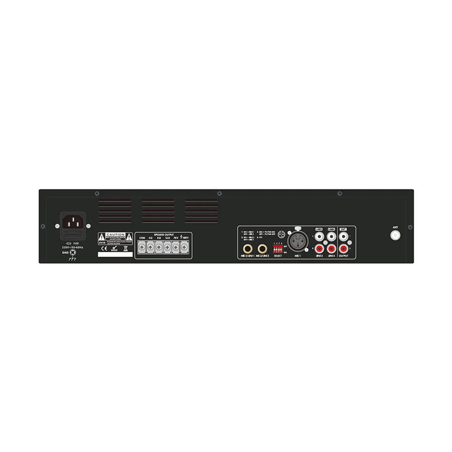 CMX EA-500A 500W PA Mixer Amplifier