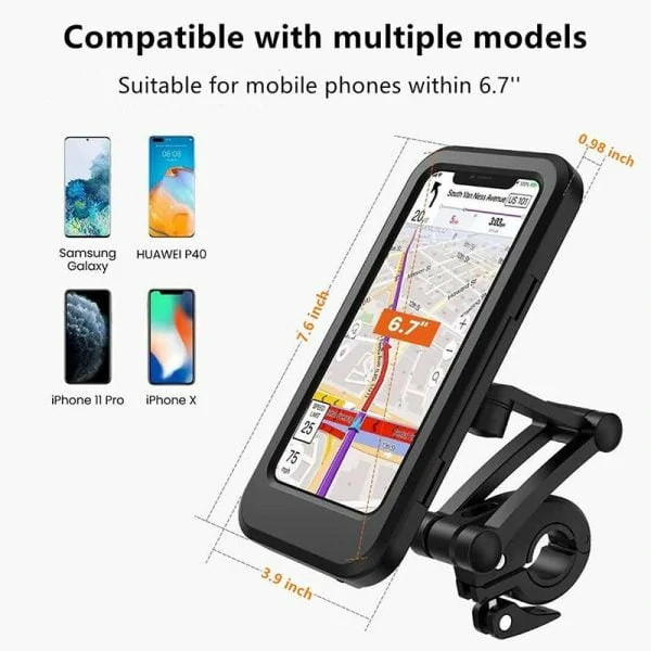 Top Quality Waterproof Bike Phone Holder With Magnetic Mount (HL-69)