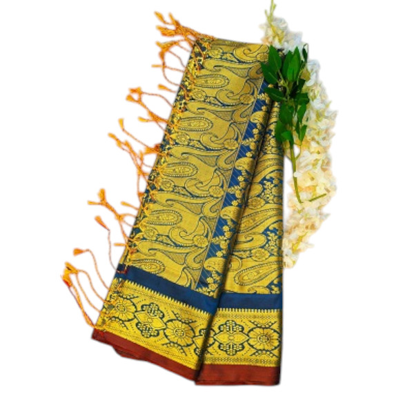 Premium Silk Katan Sari for Special Occasions