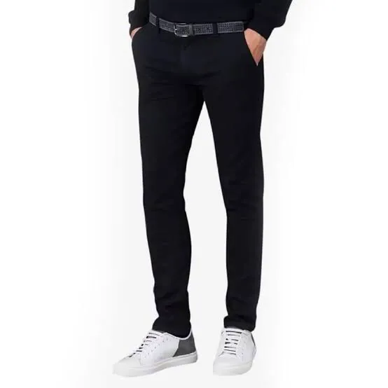 Men's Gabardine Pant (Black Color)