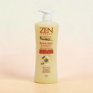 Zen Garden Royal Jelly & Vitamin E Deep Moisturising Nourishing Shower Cream 1000ml (Malaysia)
