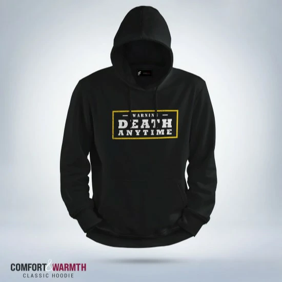 “Warning Death” Islamic Hoodie (C-MSR6438)