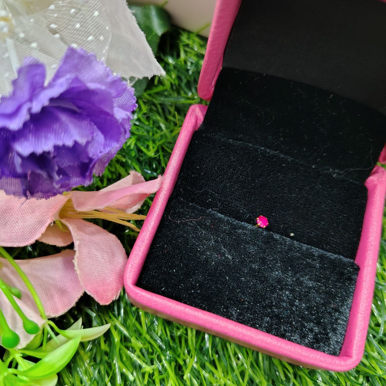 tiny crystal Circel Nose pin For Women ( Sigle pcs)