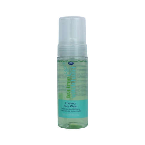 Boots Tea Tree & Witch Hazel Foaming Face Wash 150ml (UK)