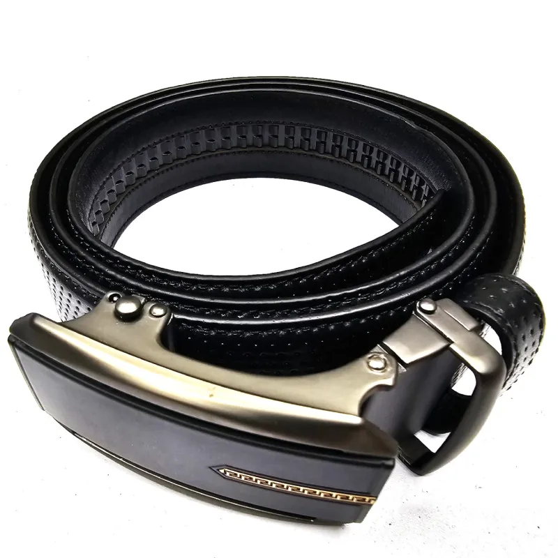 Leather belt for men