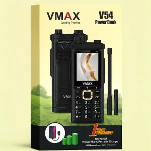 Vmax V54 Power Bank Mobile Dual Antenna (6200mAh, 4 SIM Supported)