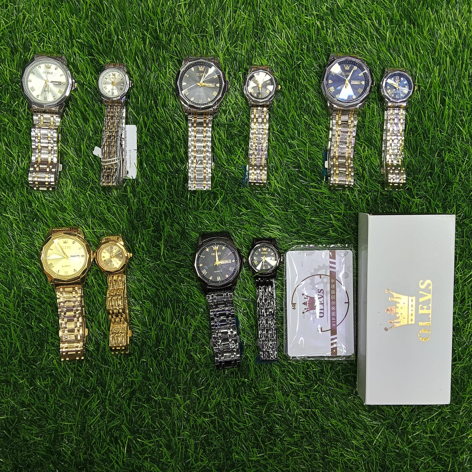 Butter Fly Lock OLEVS Watch for Women   Black