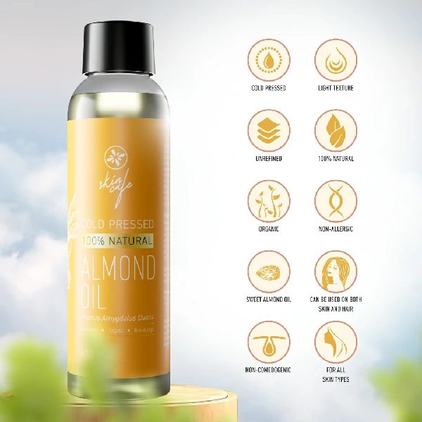 Skin Cafe Almond Oil (Cold Pressed) (120ml)