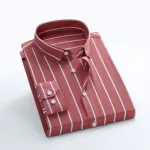 Men's Full Sleeve Slim Fit Cotton Check Shirt, 6 Colours