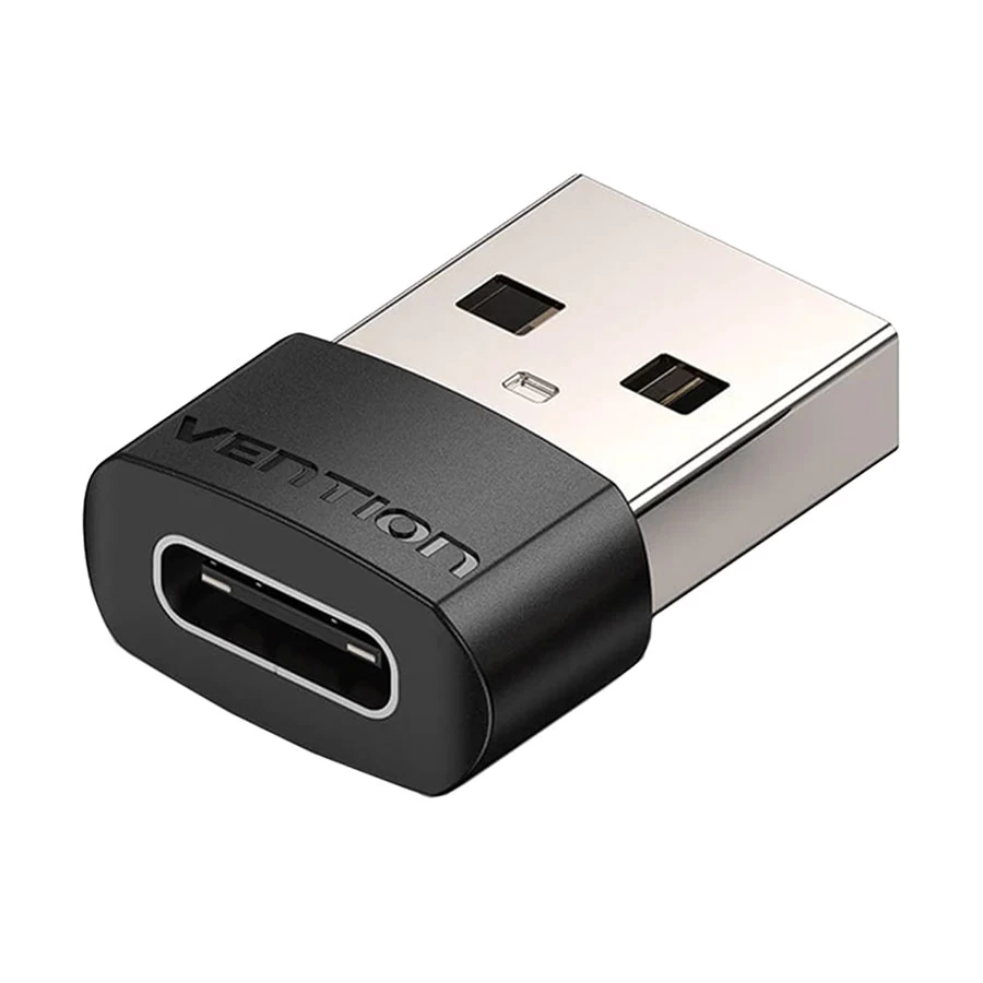 Vention CDWB0 USB Male to Type-C Female Black Converter