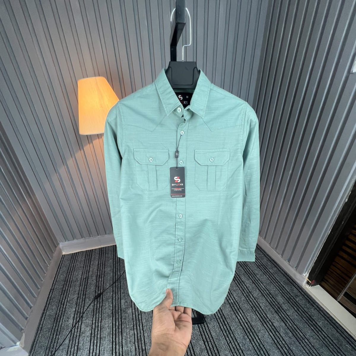 Premium Lap Seam Double Pocket Shirt