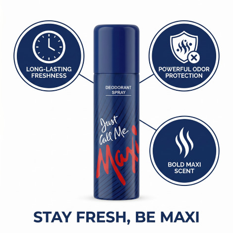 Maxi Just Call Me Deodorant Spray 200ml (France)