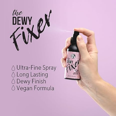 W7 The Dewy Fixer Makeup Setting Spray 60ml (China)