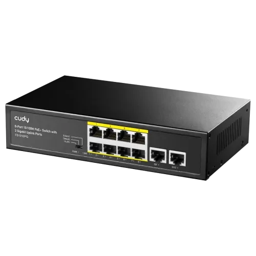 Cudy FS1010PG 8 Port PoE+ Switch with 2 Uplink Ports