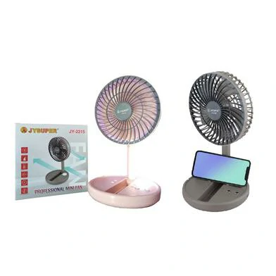 JYSUPER JY-2215 Professional Rechargeable Fan With LED Light