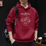 Men's Cotton Winter Hoodie, 320 GSM, Full Sleeve, 4 Colours