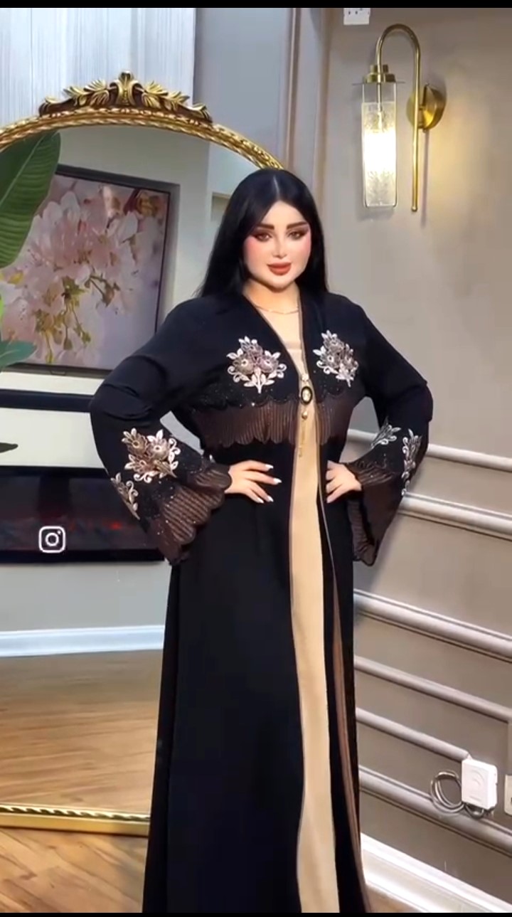 Abaya Koti Borka Dress, Embroidery & Stone Work