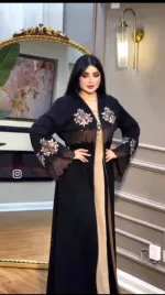 Abaya Koti Borka Dress, Embroidery & Stone Work