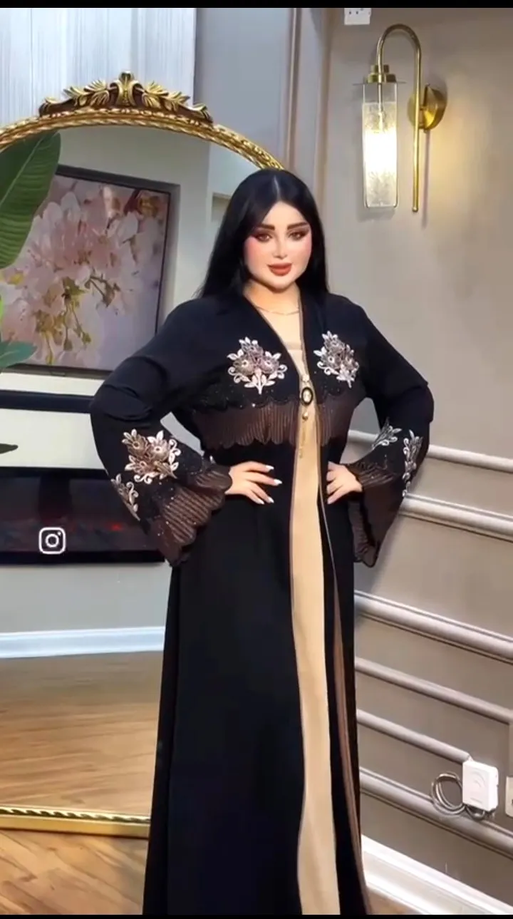 Abaya Koti Borka Dress, Embroidery & Stone Work
