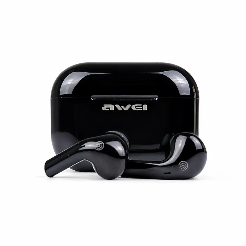 Awei T29P ANC Gaming True Wireless Earbuds – Bluetooth 6.0 Low Latency Earphones with Active Noise Cancellation, LED Charging Display & IPX6 Waterproof
