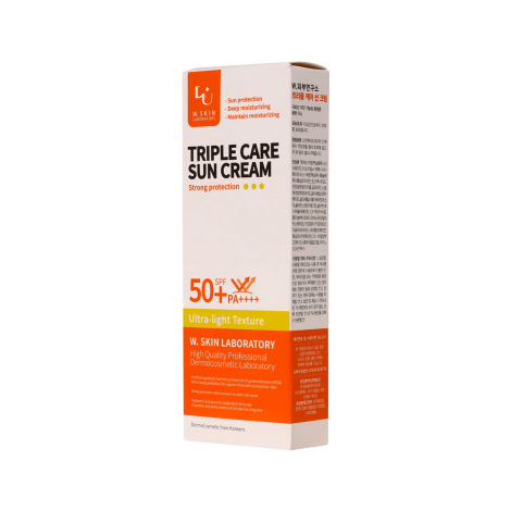 W.Skin Laboratory Triple Care Sun Cream SPF50+ PA+++ 60g (Korea)