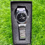 POEDAGAR 930 Men's New Luxury Luminous Date Week Stainless Steel Quartz Watch For Men (Butterfly Lock)