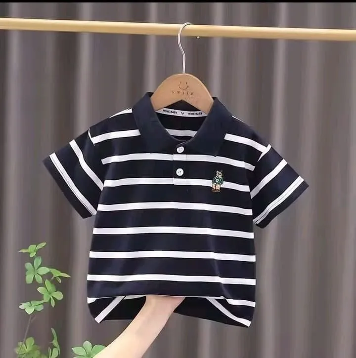 Kids' Pure Cotton Polo Shirt, 6 Colours, 1 to 10 Years