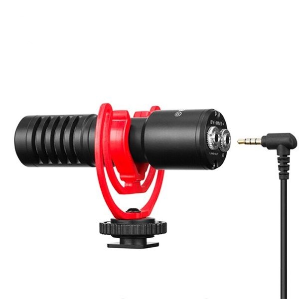 Boya MM1+ Super-Cardioid Shotgun Microphone For Vlogging, Live Streaming, Audio Recording
