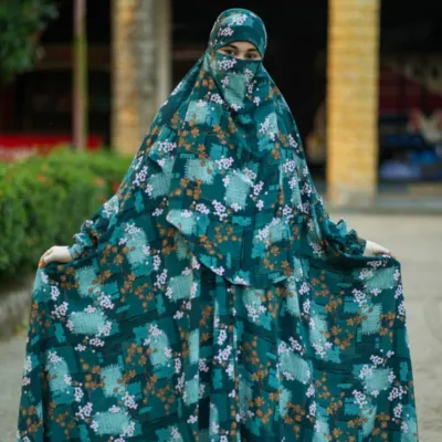 Elegant Palazzo long Khimar Set