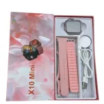 X10 Mini Smart Watch Bluetooth Calling, Two Belt, Heart Rate Monitoring Smartwatch for Ladies and Babies