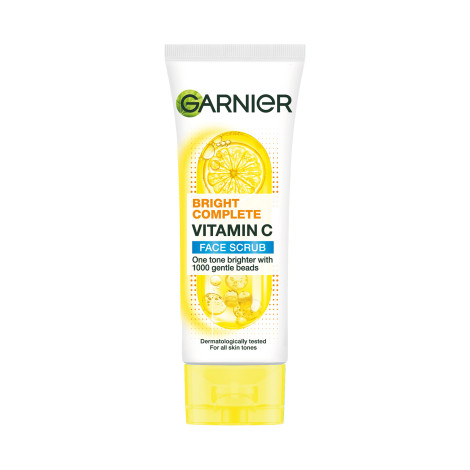 Garnier Bright Complete Vitamin C Face Scrub 100ml (India)
