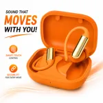 CD001 Open Ear True Wireless Earbuds – Hi-Res Audio Sports Ear-Hook Headphones with ANC Noise Cancelling, Type-C Fast Charging & Long Battery