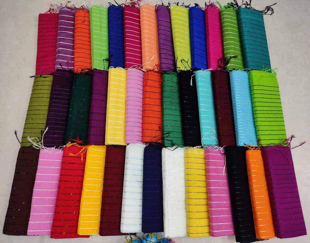 Half Silk Saree with Chumki Work in 6 Colour Choices