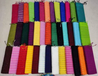 Half Silk Saree with Chumki Work in 6 Colour Choices