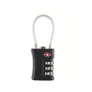 COTECi TSA Customs Code 3 Digit Combination Lock – Black Color