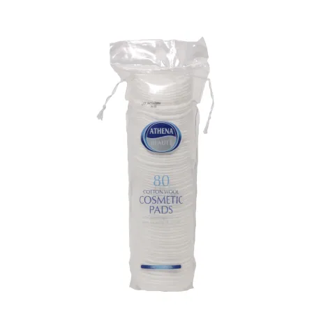 Athena Beaute Cotton Wool Cosmetic Pads 80 Pcs (EU)