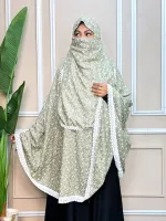 Viscose Cotton Hijab for Women with Niqab, Gher 150, 6 Colours