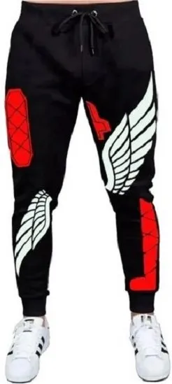 Men's Interlock Cotton Printed Joggers, Sizes M to XL