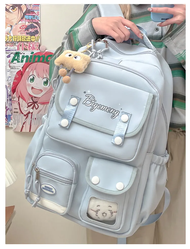 Student School Backpack with Doll for Primary and High School