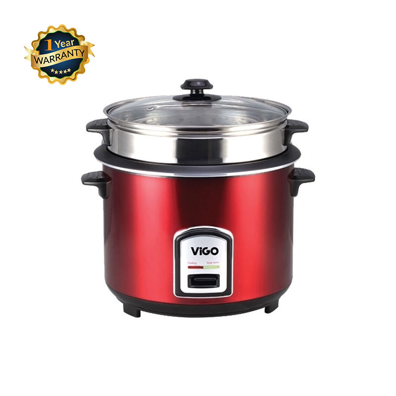 ViGo Rice Cooker- 3.0 L 50-05 SS Red (Double Pot)