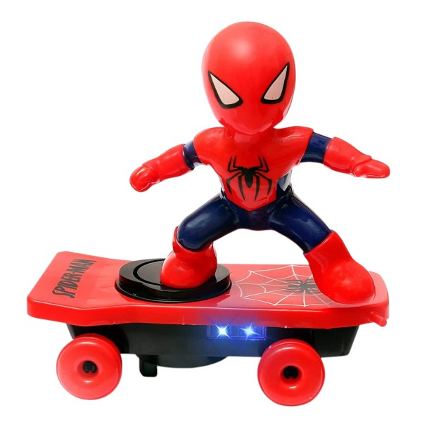 Spider Man Car-Styling Toy Spiderman Stunt Car With Skateboard