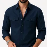 Full sleeves double pocket Shirt