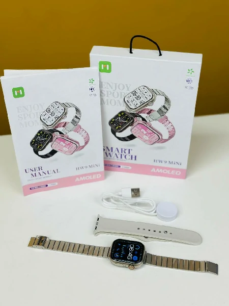 HW9 Mini Smartwatch-Pink Color