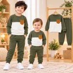 Kids' Brushed Cotton Sweatshirt and Pant Set, 3 Months to 8 Years