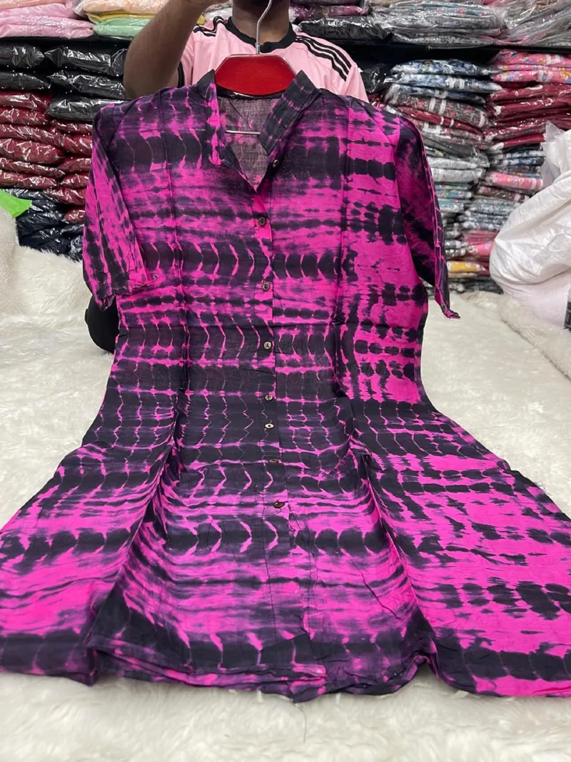 Single Piece Batik Print Kurti for Women, 5 Colour Choices