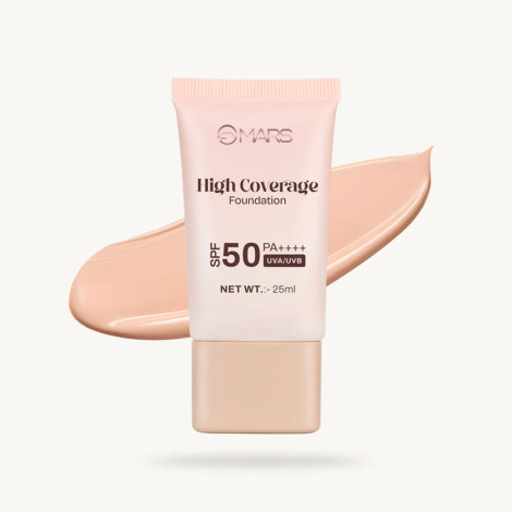 Mars High Coverage Foundation SPF50 PA++++ 25ml - 02 Soft Beige (China)
